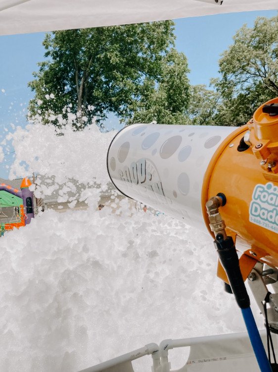 foam party bounce house rental