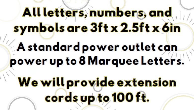 marquee letter requirements 1 Light It Upstate